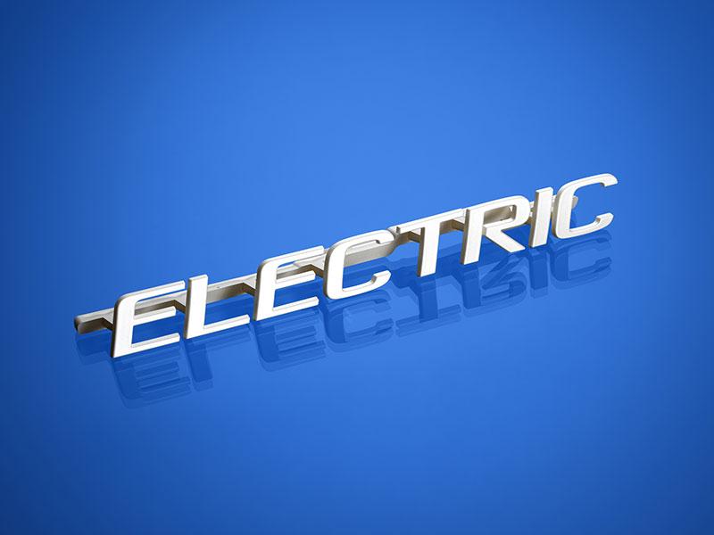 Volvo Electric truck letters
